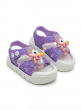 Unicorn Applique Detailed Slingback Sandals - Purple
