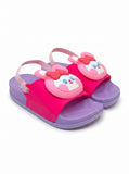 Doll Applique Detailed Slingback Sandals - Pink