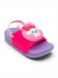 Doll Applique Detailed Slingback Sandals - Pink