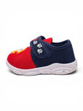 Dog Applique Velcro Closure Musical Shoes - Red