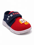Dog Applique Velcro Closure Musical Shoes - Red