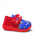 Panda Printed Velcro Closure Musical Shoes - Blue