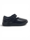 School Shoes With Buckle Closure - Black