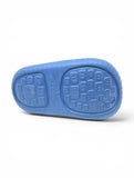 Mushroom & Rabbit Applique Anti Slip Perforated Sling back Clogs - Blue