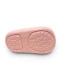 Mushroom & Rabbit Applique Anti Slip Perforated Sling back Clogs - Pink