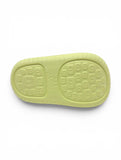 Mushroom & Rabbit Applique Anti Slip Perforated Sling back Clogs - Green