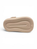 Fruits Applique Anti Slip Perforated Sling back Clogs - Brown