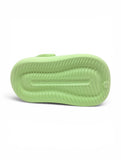 Fruits Applique Anti Slip Perforated Sling back Clogs - Green