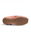 Floral Thread Work Embroidered & Sequins Embellished Mojaris - Peach