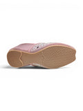 Geometrical Print & Sequins Embellished Mojaris - Mauve