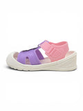 Cartoon Applique Detailed Slingback Sandals - Purple