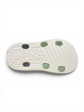 Cartoon Applique Detailed Slingback Sandals - Green
