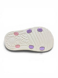 Cartoon Applique Detailed Slingback Sandals - Purple
