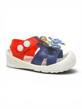 Cartoon Applique Detailed Slingback Sandals - Green