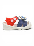 Cartoon Applique Detailed Slingback Sandals - Green