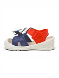 Cartoon Applique Detailed Slingback Sandals - Green
