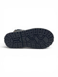 Velcro Closure Solid Mojaris - Black