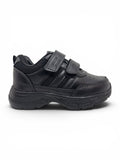 School Shoes With Velrco Closure - Black