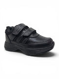 School Shoes With Velrco Closure - Black