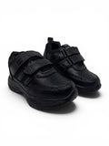 School Shoes With Velrco Closure - Black