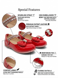 Bear Applique Detailed Slingback Sandals - Cream