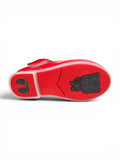 Patent Leather Mary Jane Bellies with Rhinestone Bow & Strap - Red