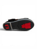 Patent Leather Mary Jane Bellies with Rhinestone Bow & Strap - Black