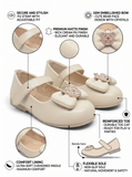 Marble Look Hot Air Balloon Applique Anti-Slip Clogs - Black