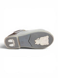 Mary Jane Bellies with Cute Teddy Bear & Bow Accent - Grey