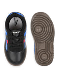 Colour Blocked Lace Up Shoes - Black