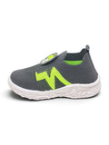 Dog Applique Musical Slip On Shoes - Grey