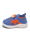 Dog Applique Musical Slip On Shoes - Blue