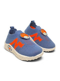 Dog Applique Musical Slip On Shoes - Blue