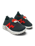 Dog Applique Musical Slip On Shoes - Black