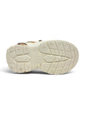 Two-Tone High-Top Streetwear Sneakers - Tan
