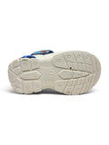 Two-Tone High-Top Streetwear Sneakers - Navy Blue