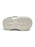 Two-Tone High-Top Streetwear Sneakers - Green