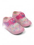 Cute Duck Character LED Light Velcro Closure Shoes - Pink