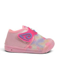 Cute Duck Character LED Light Velcro Closure Shoes - Pink