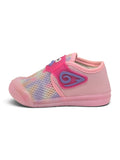 Cute Duck Character LED Light Velcro Closure Shoes - Pink