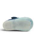 Cute Blue Robot LED Light Vlecro Closure Shoes - Blue