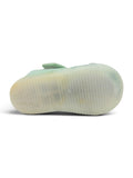 Mint Green Bear LED Light Velcro Closure Shoes - Green