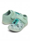Mint Green Bear LED Light Velcro Closure Shoes - Green
