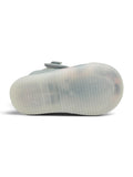 Mint Green Bear LED Light Velcro Closure Shoes - Grey
