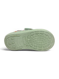 Helicopter & Airplane Printed Musical Shoes With Velcro Closure - Green