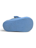 Headphone Applique Printed Musical Shoes With Velcro Closure - Blue