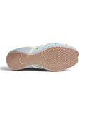 Floral Thread Work Embroidered & Sequins Embellished Mojaris - Grey