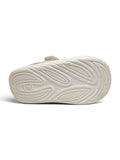 Breathable Soft Animal Print Velcro Closure Shoes - Cream
