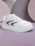 Casual Shoes With Laces - White