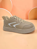 Casual Shoes With Laces - Beige